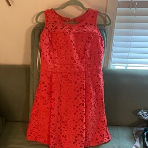 Coral dress